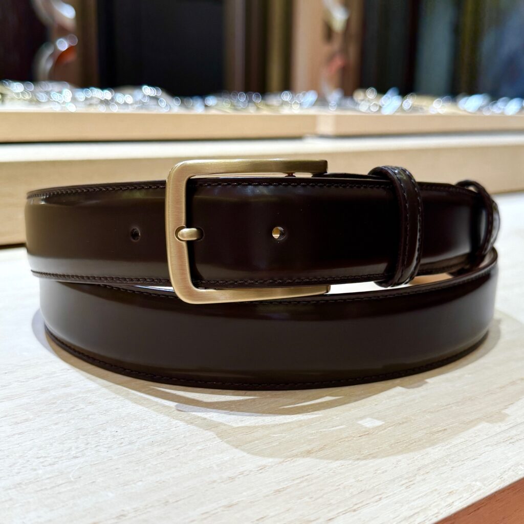 ELLIOT RHODES LONDON35mm SUPERB BROWN BELT