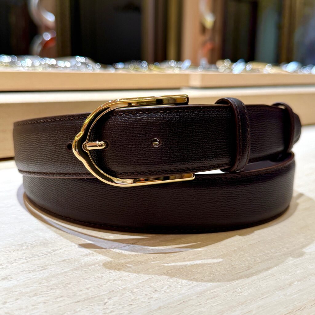 ELLIOT RHODES LONDON35mm SUPERB BROWN BELT