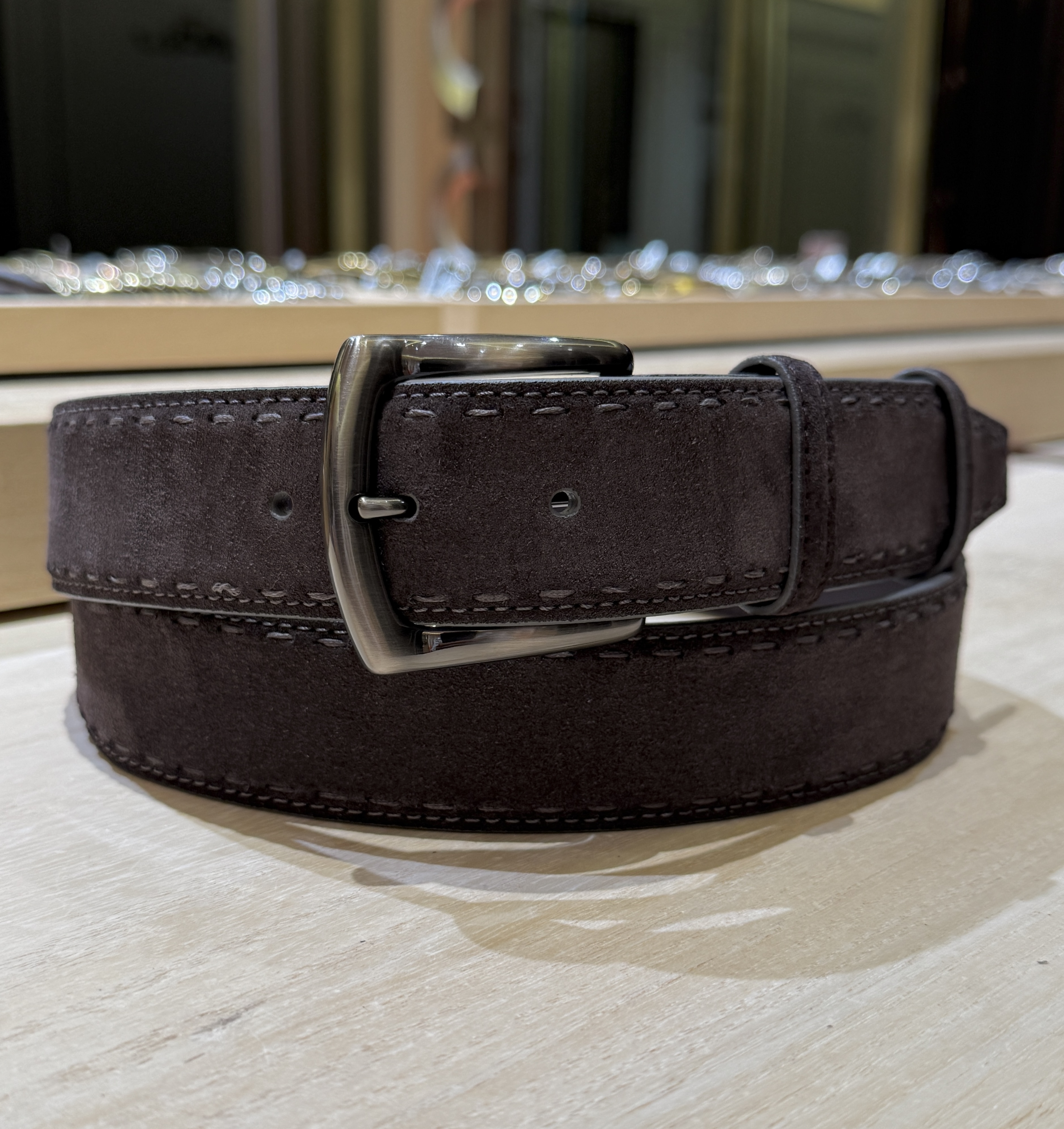For Adults Who Appreciate the Essence: Classic Suede Belt