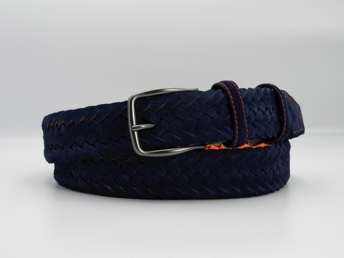 CONNERY SUEDE HANDWEAVE NAVY