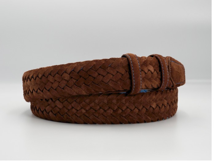 CONNERY SUEDE HANDWEAVE CHOC