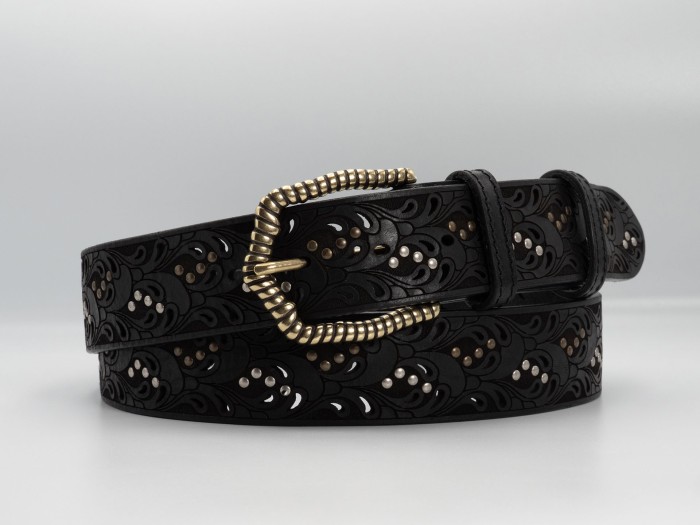 STUDDED RAFT BLACK
