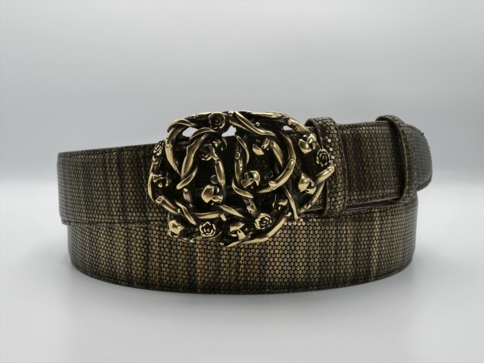 BACALL RONDE LIZARD BROWNS