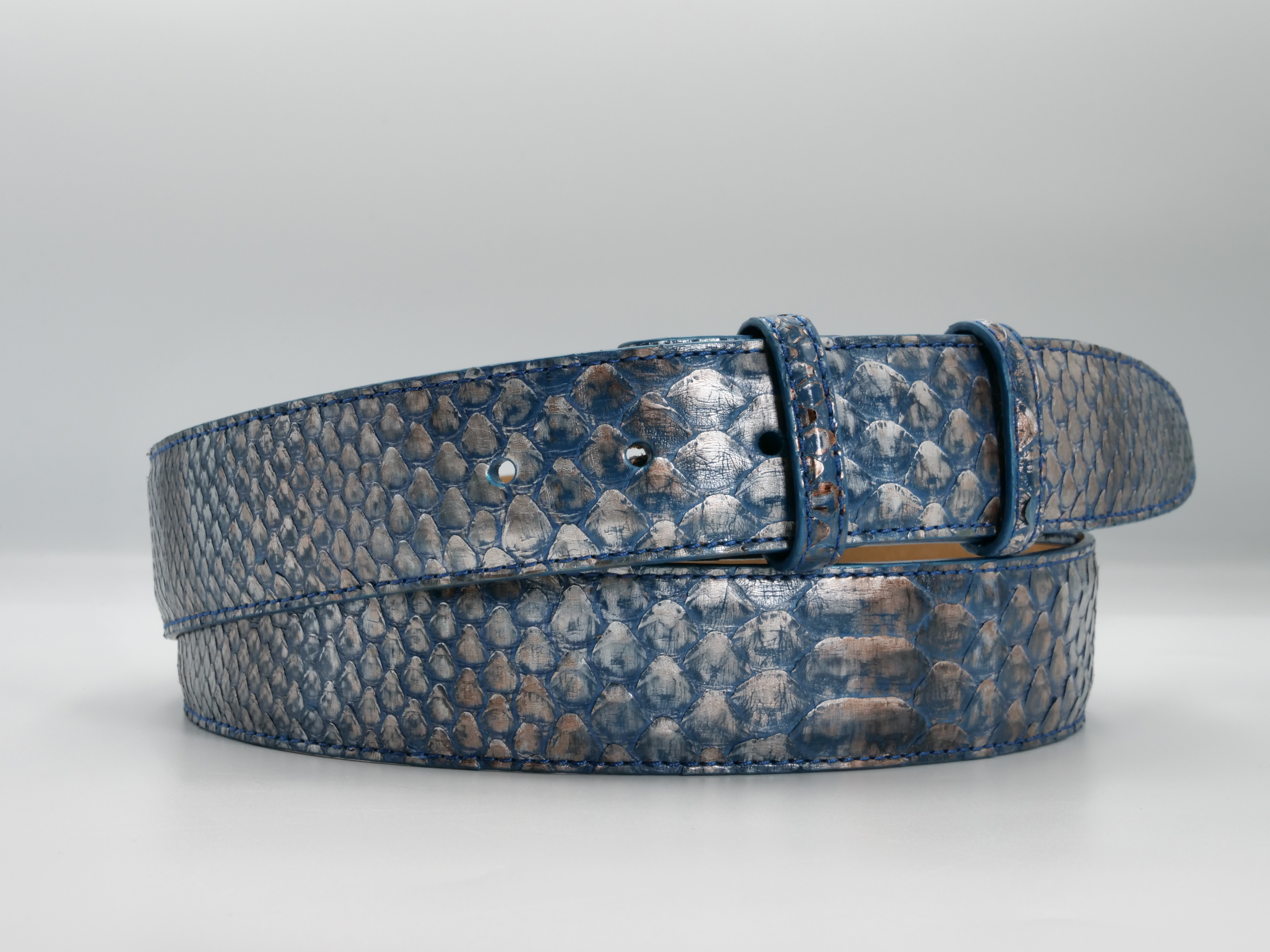 BACALL PYTHON BIVITTATUS GOLDEN DENIM