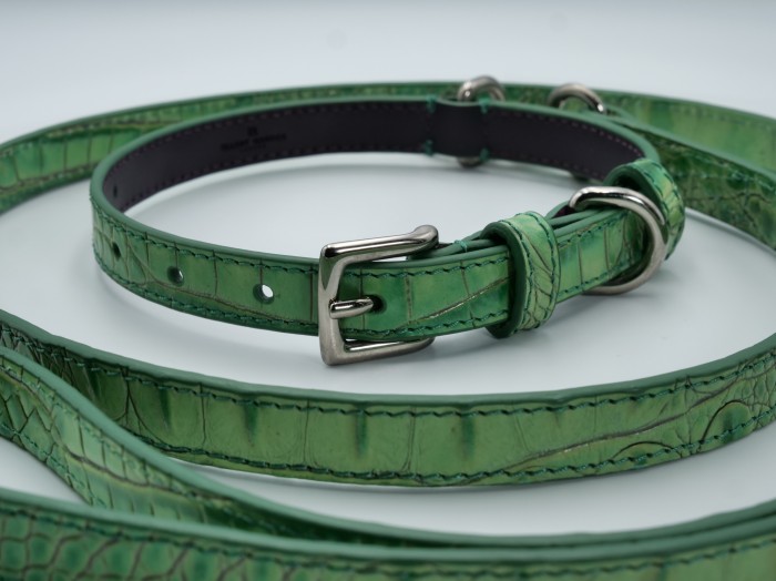 HYDE PARK COCCO JENNY DOG COLLAR WASABI