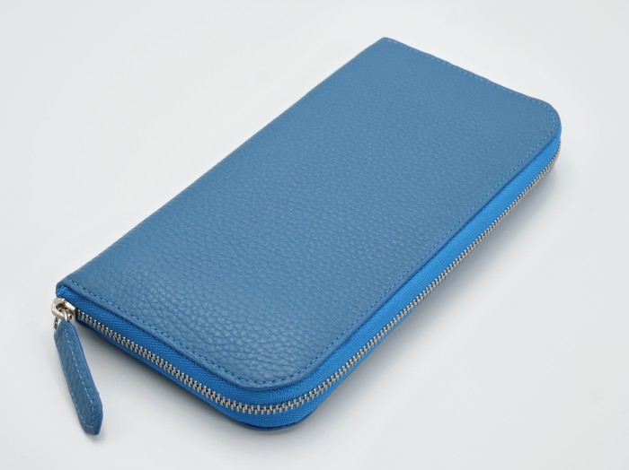 PICCADILLY ADRIA ZIP ROUND PURSE TURQ