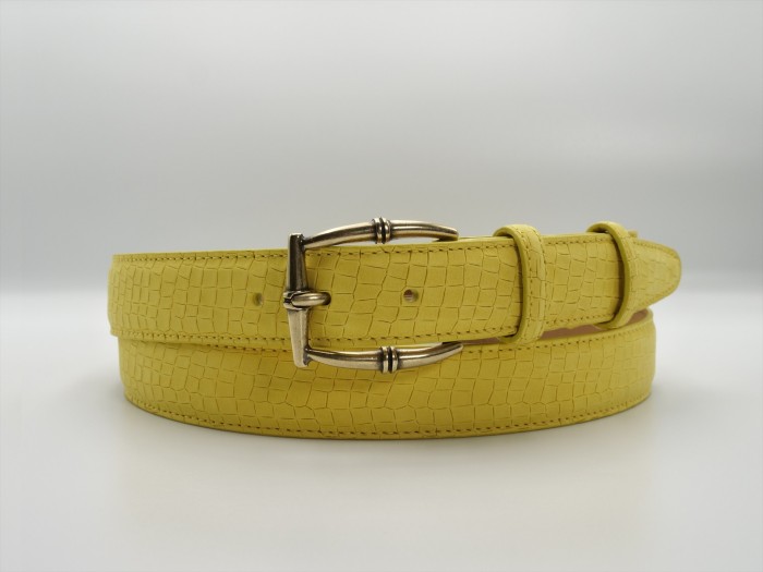 BOGART NUBUCK STAMPATO LOUISIANA CANARINO