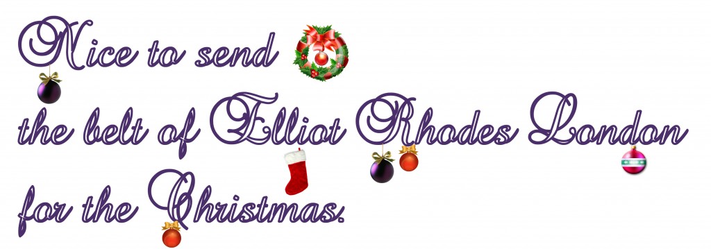 ELLIOT RHODES LONDON GIFT