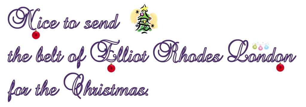 ELLIOT RHODES LONDON GIFT