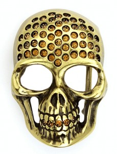 エリオットローズロンドン　メンズスカルバックル