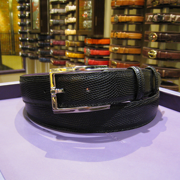 エリオットローズロンドン メンズ ベルト 35mm ブラック