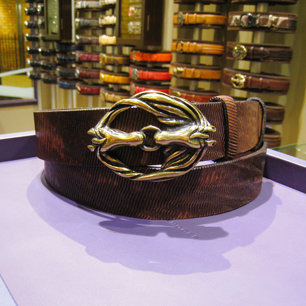 エリオットローズロンドン メンズ ベルト ブラウン