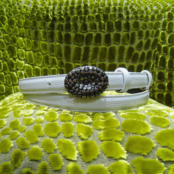 エリオットローズロンドン レディース ベルト 20mm ホワイト