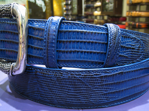 エリオットローズロンドン メンズ ベルト ブルー 2