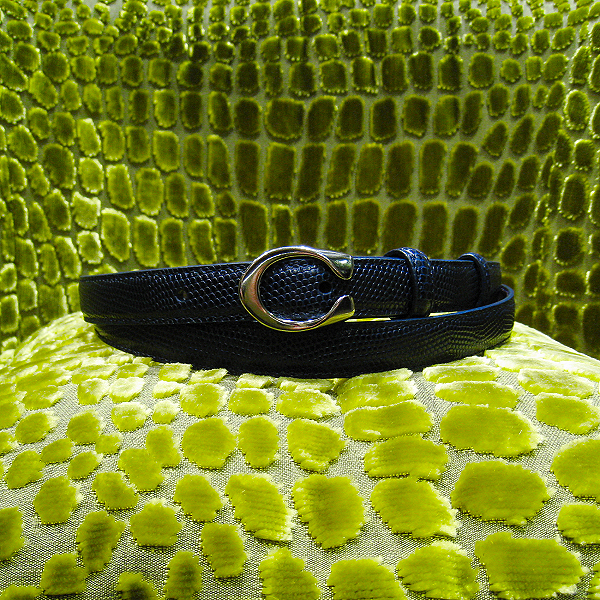 エリオットローズロンドン レディース ベルト 20mm ネイビー