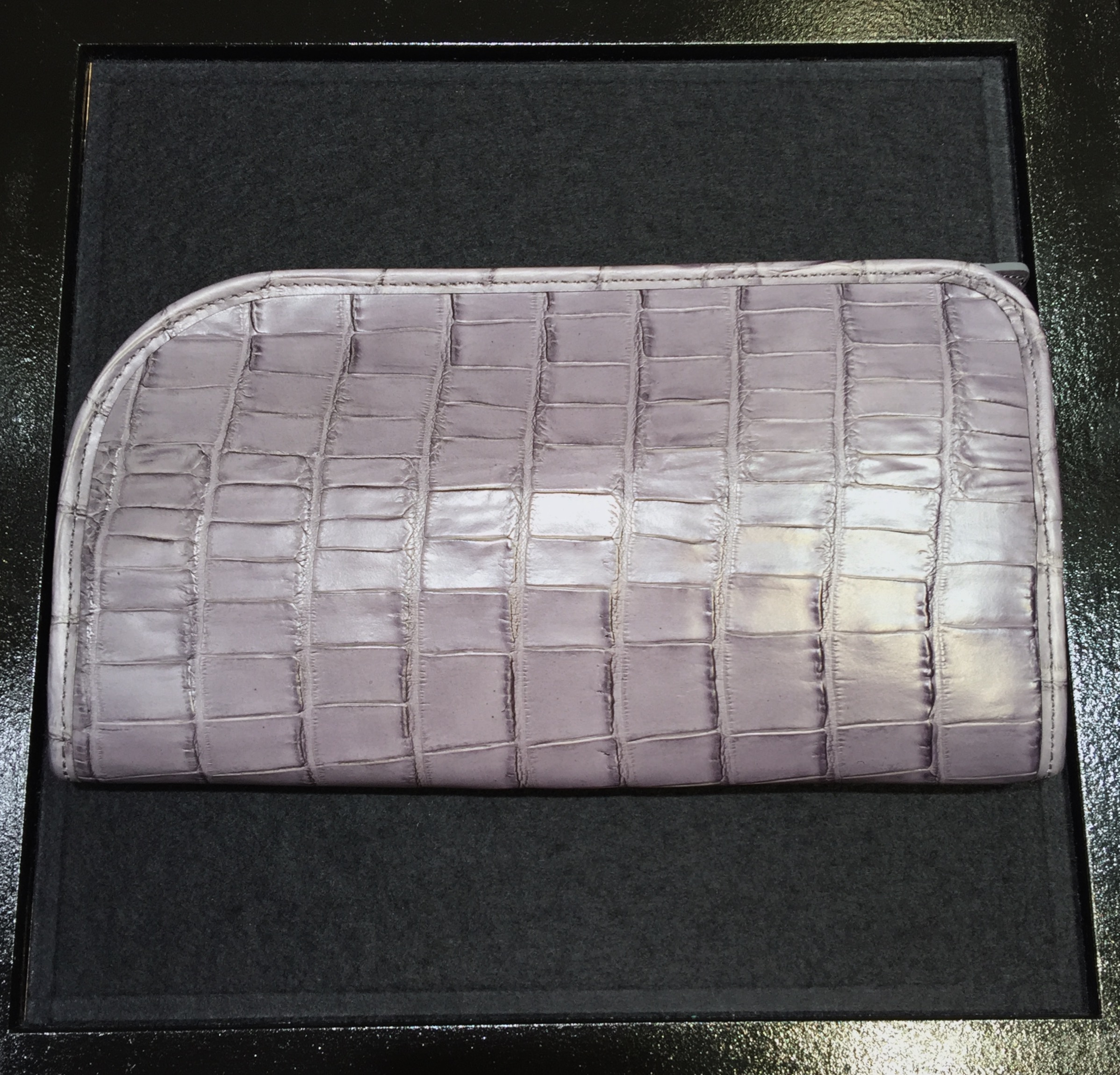 エリオットローズロンドン アリゲーターテール・クラッチバッグ