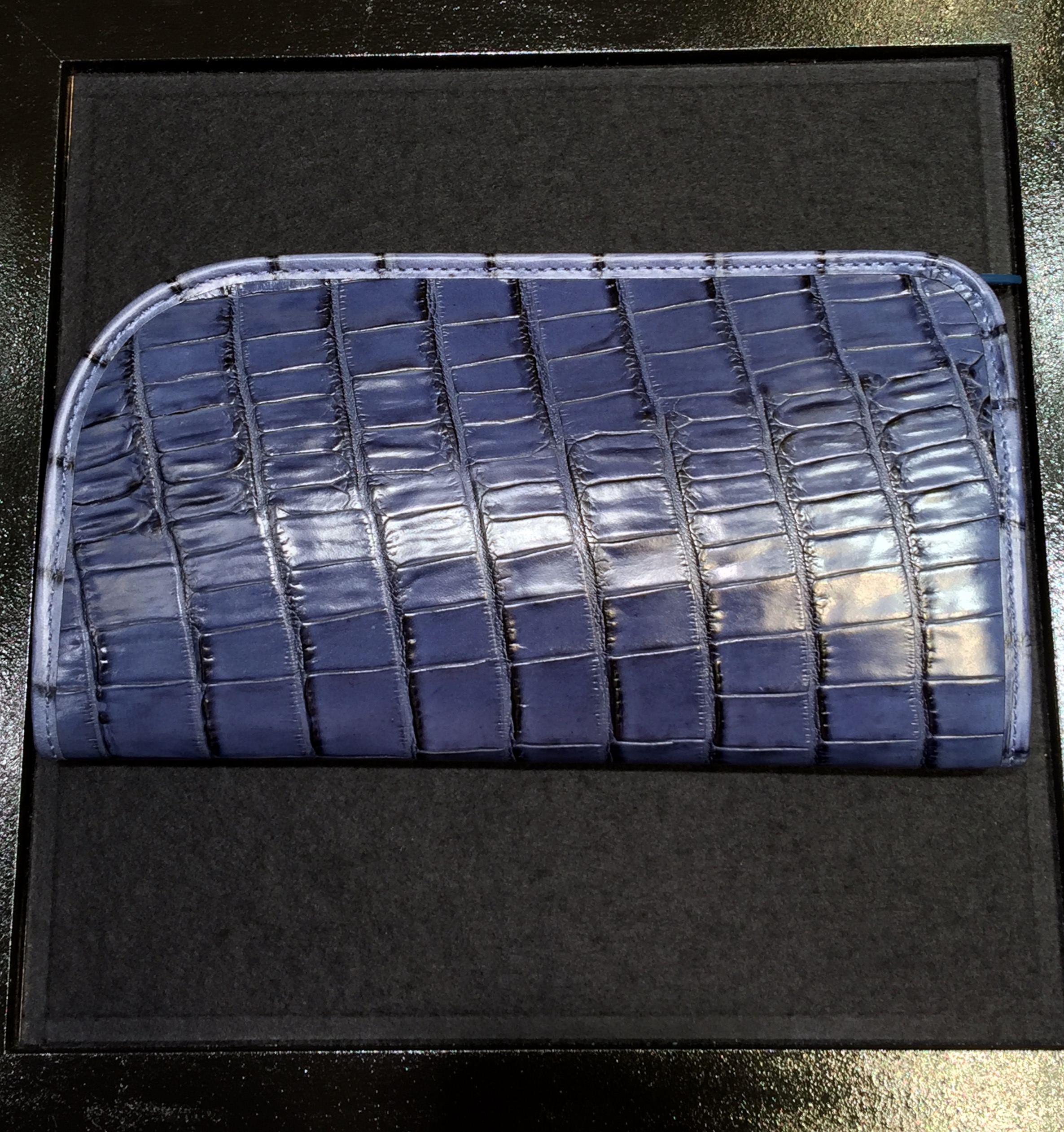 エリオットローズロンドン アリゲーターテール・クラッチバッグ