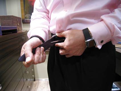 ベルトの付け方 ベルトの付け方