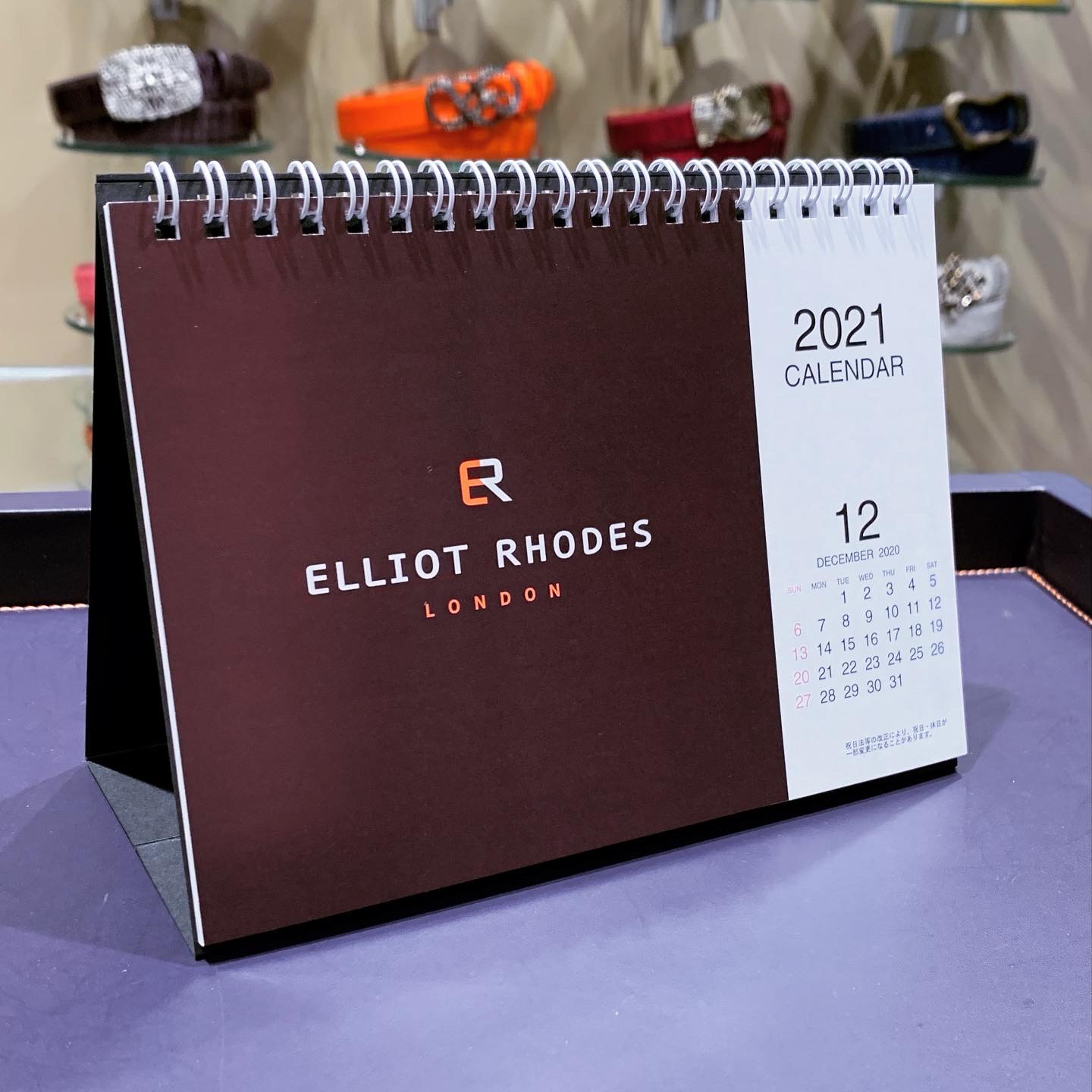 ELLIOT RHODES LONDON CALENDER 2021