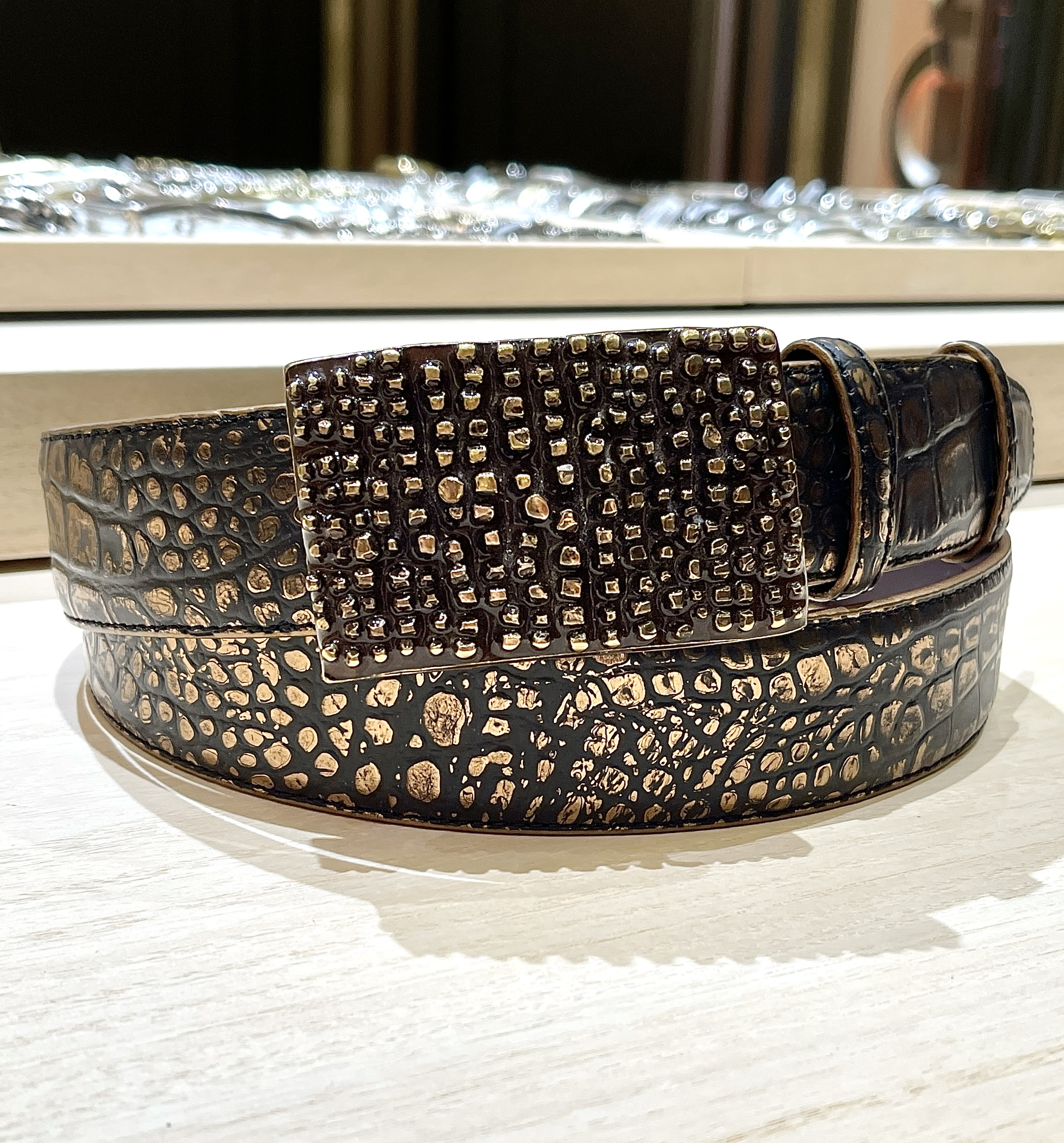 ELLIOT RHODES LONDON BRONZE FINISH 40mm STRAP