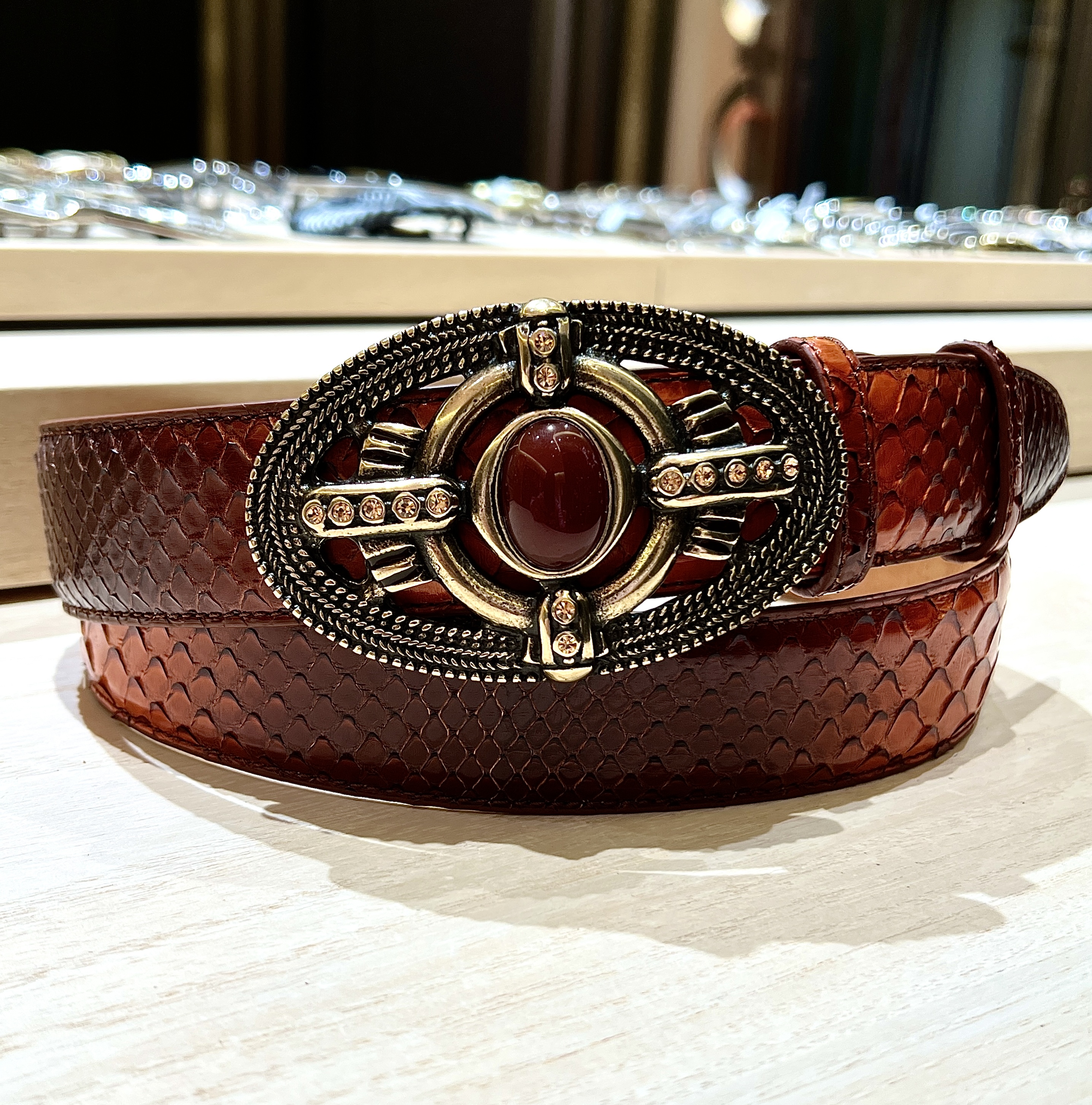 BOGART PYTHON BIVITTATUS BURNT ORANGE 40mm